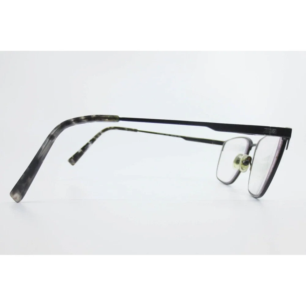Viva Eyewear VV4043 002 Matte Black Grey Marble Rectangular Eyeglass Frames